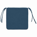 Cuscini per Seduta 4 pcs Blu 40 x 40 x 3 cm Tessuto