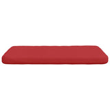 Cuscini per Seduta 4 pcs Rosso 40 x 40 x 3 cm Tessuto