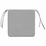 Cuscini per Seduta 4 pcs Grigio Nuvola 40 x 40 x 3 cm Tessuto