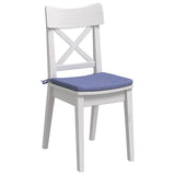 Cuscini per Seduta 4 pcs Blu jeans 40 x 40 x 3 cm Tessuto