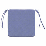 Cuscini per Seduta 4 pcs Blu jeans 40 x 40 x 3 cm Tessuto