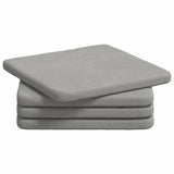 Cuscini per Seduta 4 pcs Grigio chiaro 40 x 40 x 3 cm
