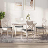 Cuscini per Seduta 4 pcs Grigio scuro 40 x 40 x 3 cm