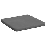 Cuscini per Seduta 4 pcs Grigio scuro 40 x 40 x 3 cm