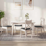 Cuscini per Seduta 4 pcs Grigio scuro 40 x 40 x 3 cm