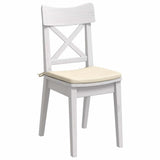 Cuscini per Seduta 4 pcs Crema 40 x 40 x 3 cm Tessuto in Cords