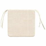 Cuscini per Seduta 4 pcs Crema 40 x 40 x 3 cm Tessuto in Cords