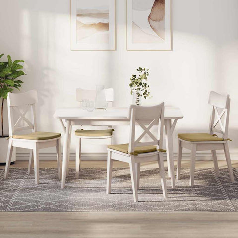 Cuscini per Seduta 4 pcs Grigio Verde 40 x 40 x 3 cm