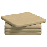 Cuscini per Seduta 4 pcs Grigio Verde 40 x 40 x 3 cm