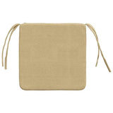 Cuscini per Seduta 4 pcs Grigio Verde 40 x 40 x 3 cm