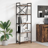 Libreria Rovere fumé 56 x 34 x 171 cm Legno truciolato