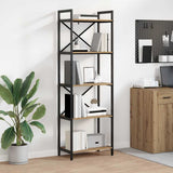 Libreria 5 livelli 56 x 34 x 171 cm Legno truciolato