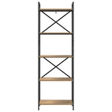 Libreria 5 livelli 56 x 34 x 171 cm Legno truciolato