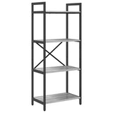 Libreria Grigio Sonoma 56 x 34 x 133,5 cm Legno truciolato