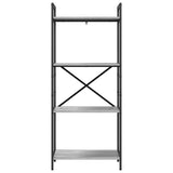 Libreria Grigio Sonoma 56 x 34 x 133,5 cm Legno truciolato