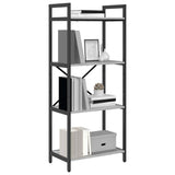 Libreria Grigio Sonoma 56 x 34 x 133,5 cm Legno truciolato