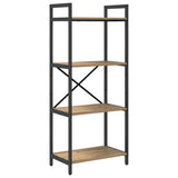 Libreria 4 livelli 56 x 34 x 133,5 cm Legno truciolato