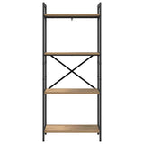 Libreria 4 livelli 56 x 34 x 133,5 cm Legno truciolato