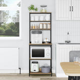 Mensola da cucina Rovere artigianale 60 x 40 x 168 cm