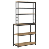 Mensola da cucina 5 livelli 80 x 40 x 168 cm Legno truciolato