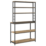 Mensola da cucina 5 livelli 100 x 40 x 168 cm Legno truciolato