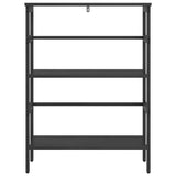 Libreria Rovere Nero 60 x 29,5 x 81 cm Legno truciolato