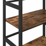 Libreria Rovere fumé 60 x 29,5 x 81 cm Legno truciolato