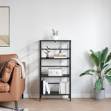 Libreria Rovere Nero 60 x 29,5 x 115 cm Legno truciolato