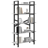 Libreria Grigio Sonoma 100 x 33,5 x 178 cm Legno truciolato