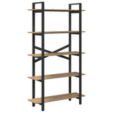 Libreria 5 livelli 100 x 33,5 x 178 cm Legno truciolato