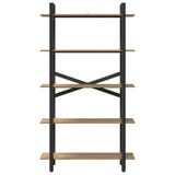 Libreria 5 livelli 100 x 33,5 x 178 cm Legno truciolato