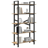 Libreria 5 livelli 100 x 33,5 x 178 cm Legno truciolato