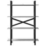 Libreria Grigio Sonoma 100 x 33,5 x 140 cm Legno truciolato