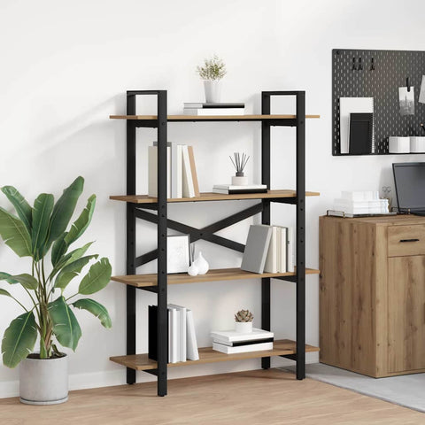 Libreria Rovere artigianale 100 x 33,5 x 140 cm