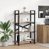 Libreria 4 livelli 100 x 33,5 x 140 cm Legno truciolato