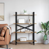 Libreria Rovere artigianale 100 x 33,5 x 140 cm