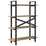 Libreria 4 livelli 100 x 33,5 x 140 cm Legno truciolato