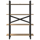 Libreria Rovere artigianale 100 x 33,5 x 140 cm