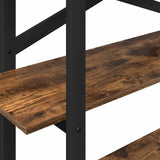 Libreria Rovere fumé 100 x 33,5 x 102 cm Legno truciolato