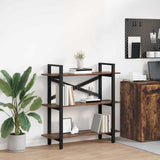 Libreria Rovere fumé 100 x 33,5 x 102 cm Legno truciolato