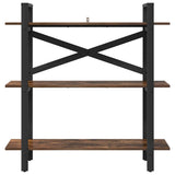 Libreria Rovere fumé 100 x 33,5 x 102 cm Legno truciolato
