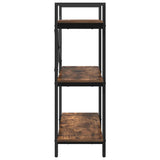 Libreria Rovere fumé 100 x 33,5 x 102 cm Legno truciolato