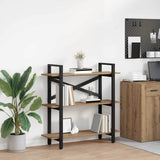 Libreria Rovere artigianale 100 x 33,5 x 102 cm