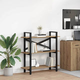 Libreria Rovere artigianale 100 x 33,5 x 102 cm