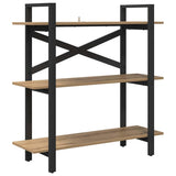 Libreria Rovere artigianale 100 x 33,5 x 102 cm