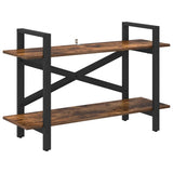 Libreria Rovere fumé 100 x 33,5 x 64 cm Legno truciolato