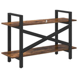 Libreria Rovere fumé 100 x 33,5 x 64 cm Legno truciolato
