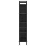 Libreria Rovere Nero 75 x 30 x 156 cm Legno truciolato