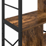 Libreria Rovere fumé 75 x 30 x 156 cm Legno truciolato