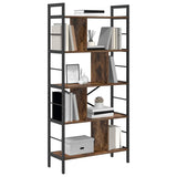 Libreria Rovere fumé 75 x 30 x 156 cm Legno truciolato